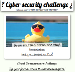 Cyber security challenge, the game